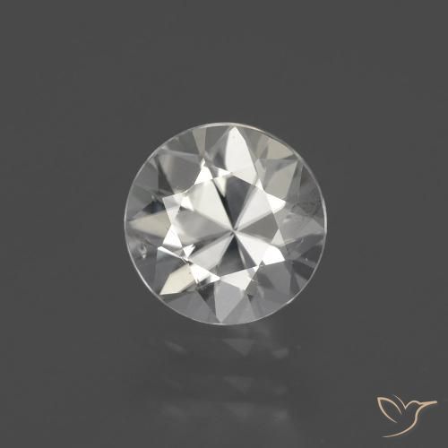 2.22ct Natürlicher Warmweiß Zirkon, Runden, VS