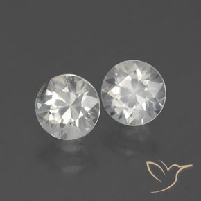 3.82 ct natürliche Warmweiß Zirkon-Edelsteine, Runden, VS-SI