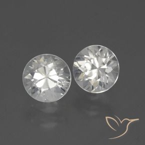 4.18 ct natürliche Warmweiß Zirkon-Edelsteine, Runden, VVS-VS