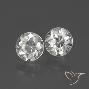 3.69 ct natürliche Warmweiß Zirkon-Edelsteine, Runden, VVS