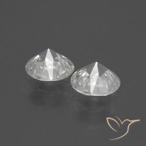 3.64 ct natürliche Warmweiß Zirkon-Edelsteine, Runden, VS