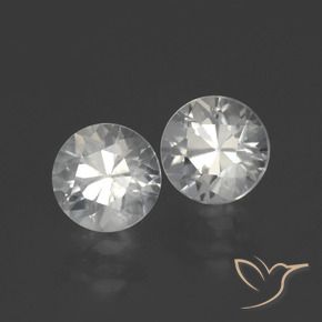 3.40 ct natürliche Warmweiß Zirkon-Edelsteine, Runden, VS