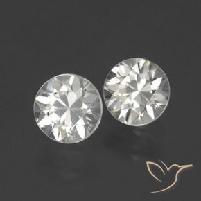 3.04 ct natürliche Warmweiß Zirkon-Edelsteine, Runden, VS