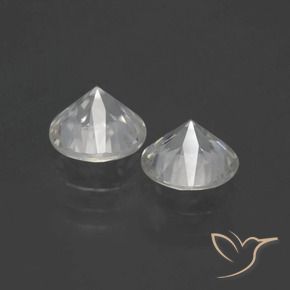 3.04 ct natürliche Warmweiß Zirkon-Edelsteine, Runden, VS