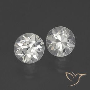 2.92 ct natürliche Warmweiß Zirkon-Edelsteine, Runden, VVS-VS