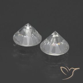 3.54 ct natürliche Warmweiß Zirkon-Edelsteine, Runden, VS