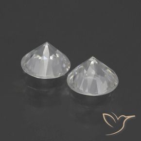 3.10 ct natürliche Warmweiß Zirkon-Edelsteine, Runden, VS