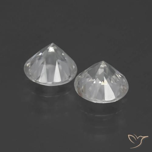 3.30 ct natürliche Warmweiß Zirkon-Edelsteine, Runden, VS