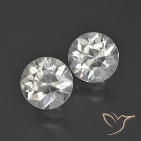 4.73 ct natürliche Warmweiß Zirkon-Edelsteine, Runden, VS