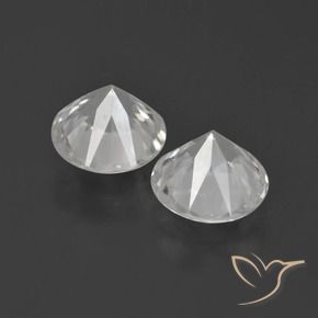 4.70 ct natürliche Warmweiß Zirkon-Edelsteine, Runden, VS