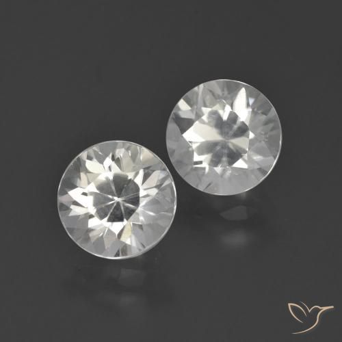 4.46 ct natürliche Warmweiß Zirkon-Edelsteine, Runden, VS