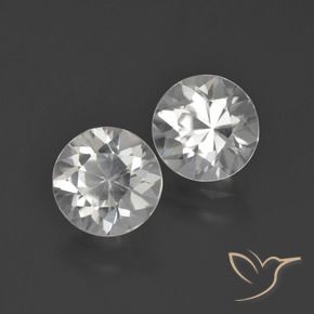 4.32 ct natürliche Warmweiß Zirkon-Edelsteine, Runden, VVS-VS