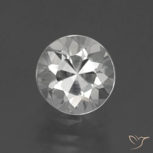 1.80ct Natürlicher Klares Weiß Zirkon, Runden, VS