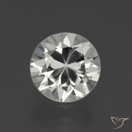 1.87ct Natürlicher Warmweiß Zirkon, Runden, VVS-VS