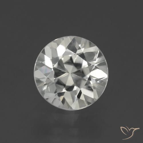 1.93ct Natürlicher Warmweiß Zirkon, Runden, VS