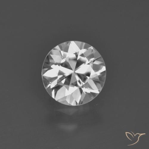 1.35ct Natürlicher Weiß Zirkon, Runden, VVS-VS