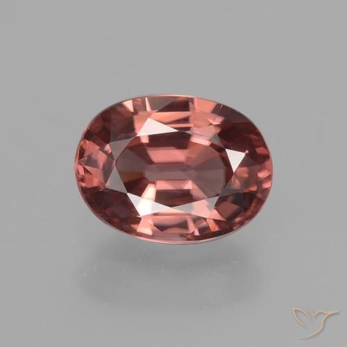 2.74ct Natürlicher Weinrot Zirkon, Oval, VS