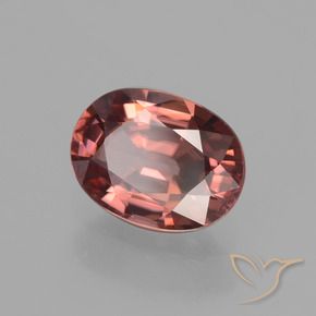 9,17 ctw natürlicher Weinrot Zirkon, Oval, VS