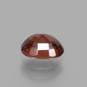 1,37 ctw natürlicher orangefarbener Zirkon, Oval Schliff, VVS