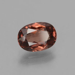 9,17 ctw natürlicher rose-rosa Zirkon, Oval Schliff, VVS
