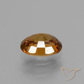 9,17 ctw natürlicher Tiefes Zimtbraun Zirkon, Oval, VVS