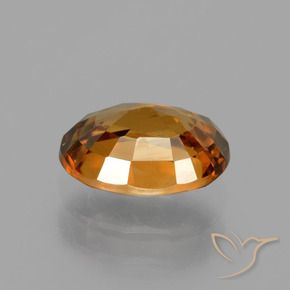 9,17 ctw natürlicher Erde Orange Zirkon, Oval, VS