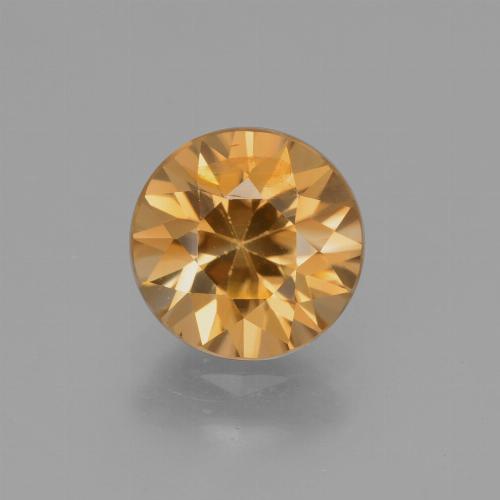 1,97 ctw natürlicher goldener Zirkon, Rundschliff, VS