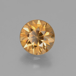 1,97 ctw natürlicher goldener Zirkon, Rundschliff, VS