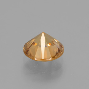1,97 ctw natürlicher goldener Zirkon, Rundschliff, VS