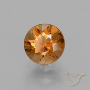 9,17 ctw natürlicher Mittelorange Zirkon, Runden, VVS