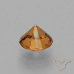 9,17 ctw natürlicher Mittelorange Zirkon, Runden, VVS