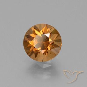 9,17 ctw natürlicher Mittelorange Zirkon, Runden, VVS-VS
