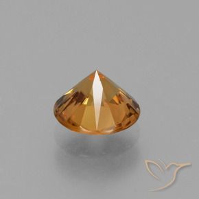 9,17 ctw natürlicher Mittelorange Zirkon, Runden, VVS-VS