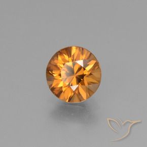 9,17 ctw natürlicher Mittelorange Zirkon, Runden, VVS-VS