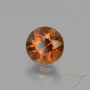 9,17 ctw natürlicher Amber Orange Zirkon, Runden, VVS-VS