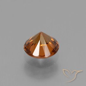 9,17 ctw natürlicher Mittelorange Zirkon, Runden, VVS