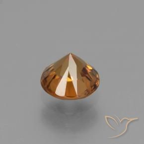 9,17 ctw natürlicher Mittelorange Zirkon, Runden, VVS-VS