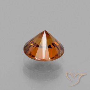 9,17 ctw natürlicher tieforange Zirkon, Runden, VS