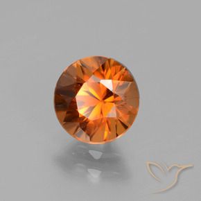 9,17 ctw natürlicher Mittelorange Zirkon, Runden, VVS-VS