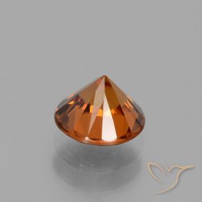 9,17 ctw natürlicher Mittelorange Zirkon, Runden, VVS-VS