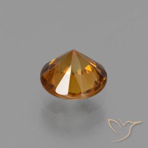 9,17 ctw natürlicher Mittelorange Zirkon, Runden, VVS-VS