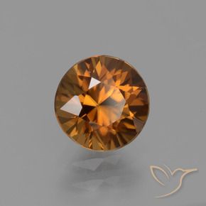 9,17 ctw natürlicher Mittelorange Zirkon, Runden, VVS-VS