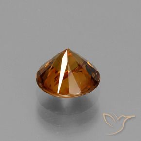 9,17 ctw natürlicher tieforange Zirkon, Runden, VS-SI