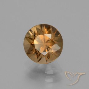 9,17 ctw natürlicher Mittelorange Zirkon, Runden, VVS