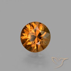 9,17 ctw natürlicher Mittelorange Zirkon, Runden, VVS-VS