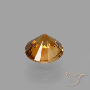 9,17 ctw natürlicher Mittelorange Zirkon, Runden, VVS-VS
