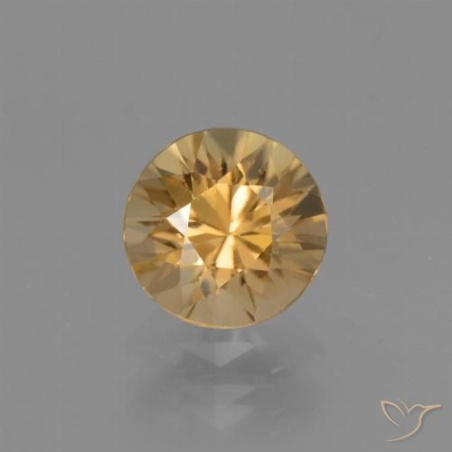 1.81ct Natürlicher Golden Zirkon, Runden, VVS-VS