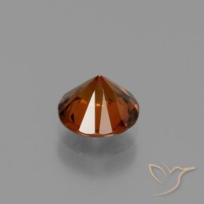 9,17 ctw natürlicher rötlich-orange Zirkon, Runden, VVS
