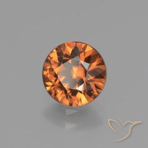 9,17 ctw natürlicher Mittelorange Zirkon, Runden, VVS-VS