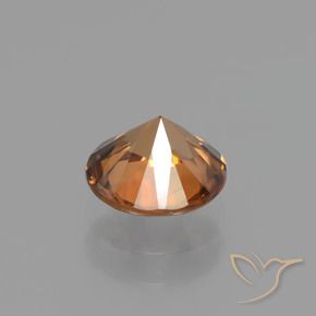 9,17 ctw natürlicher Mittelorange Zirkon, Runden, VVS-VS
